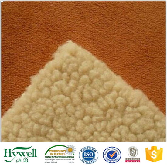 Tissu en peau de mouton en polaire Sherpa 100% polyester
