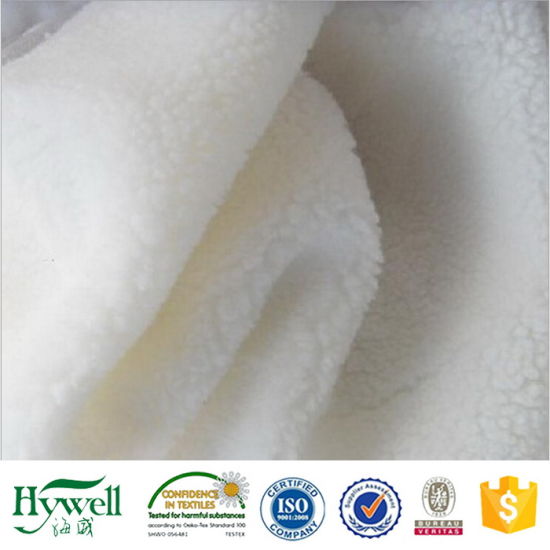 Le tissu de couverture de tissu de pull de couverture de polaire de Sherpa de polyester de 100%