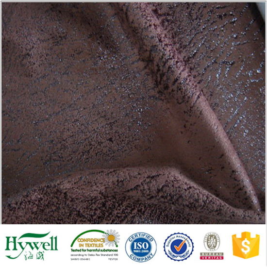 Polyester Micro Suede Leather Canapé Tissu De Mobilier Tapisserie